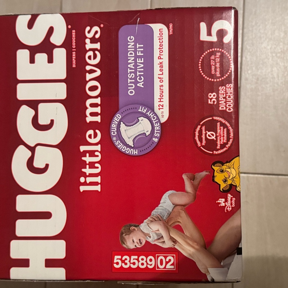 Little Movers Diapers - Red